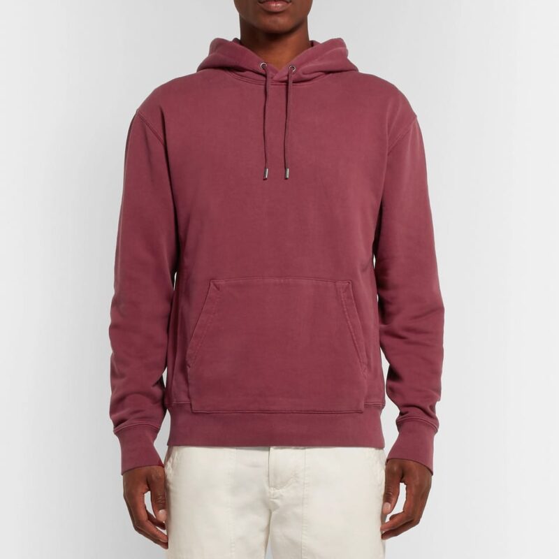 Loopback Cotton-Jersey Hoodie - Image 2