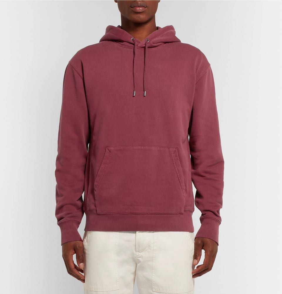 Loopback Cotton-Jersey Hoodie