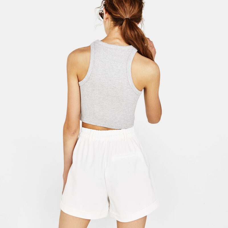 Sleeveless Halter Top Mnml - Image 2