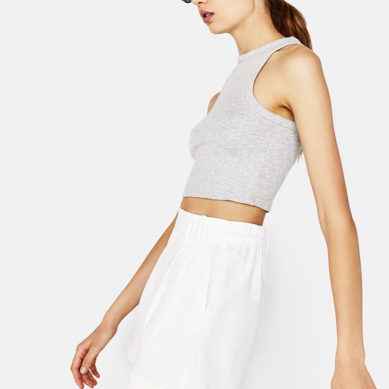 Sleeveless Halter Top Mnml - Image 3