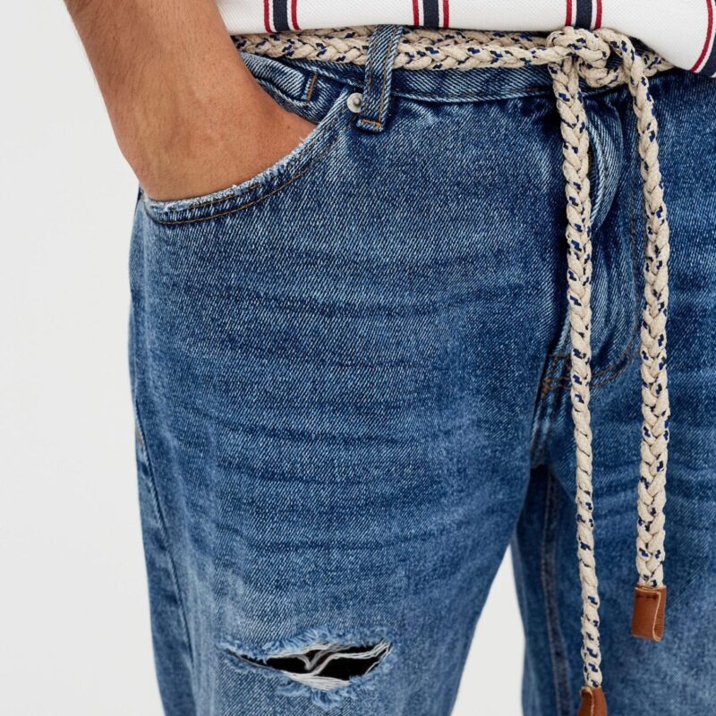 Distressed Ripped Jeans - Image 3