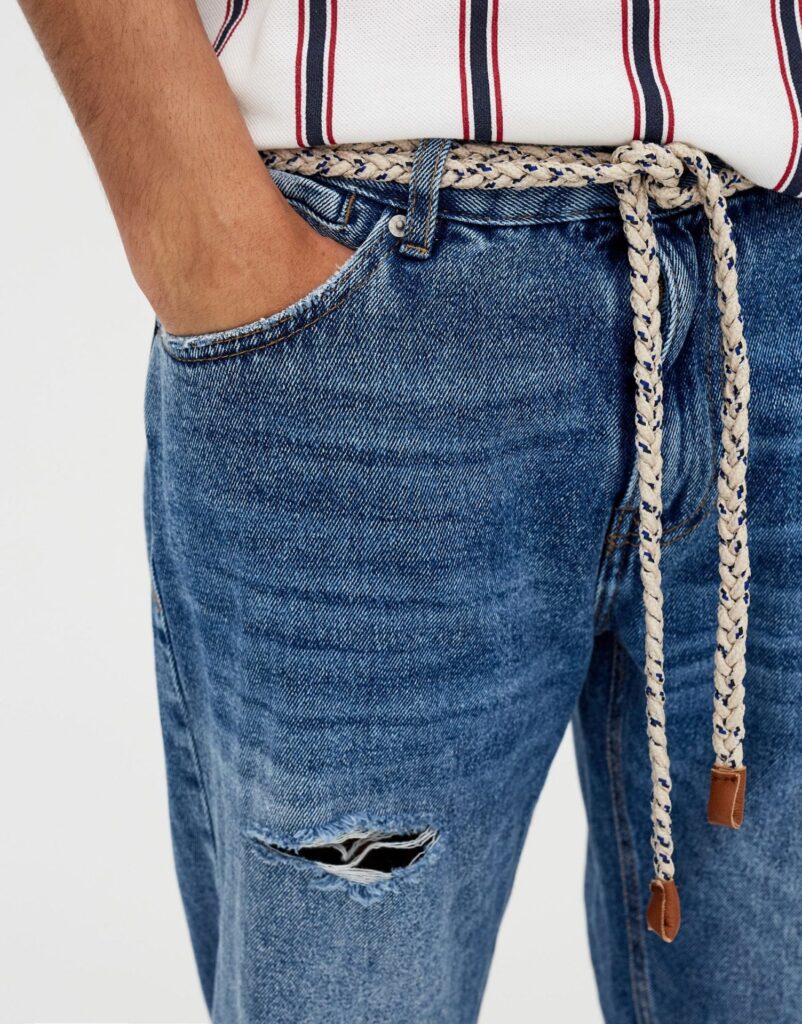 Distressed Ripped Jeans