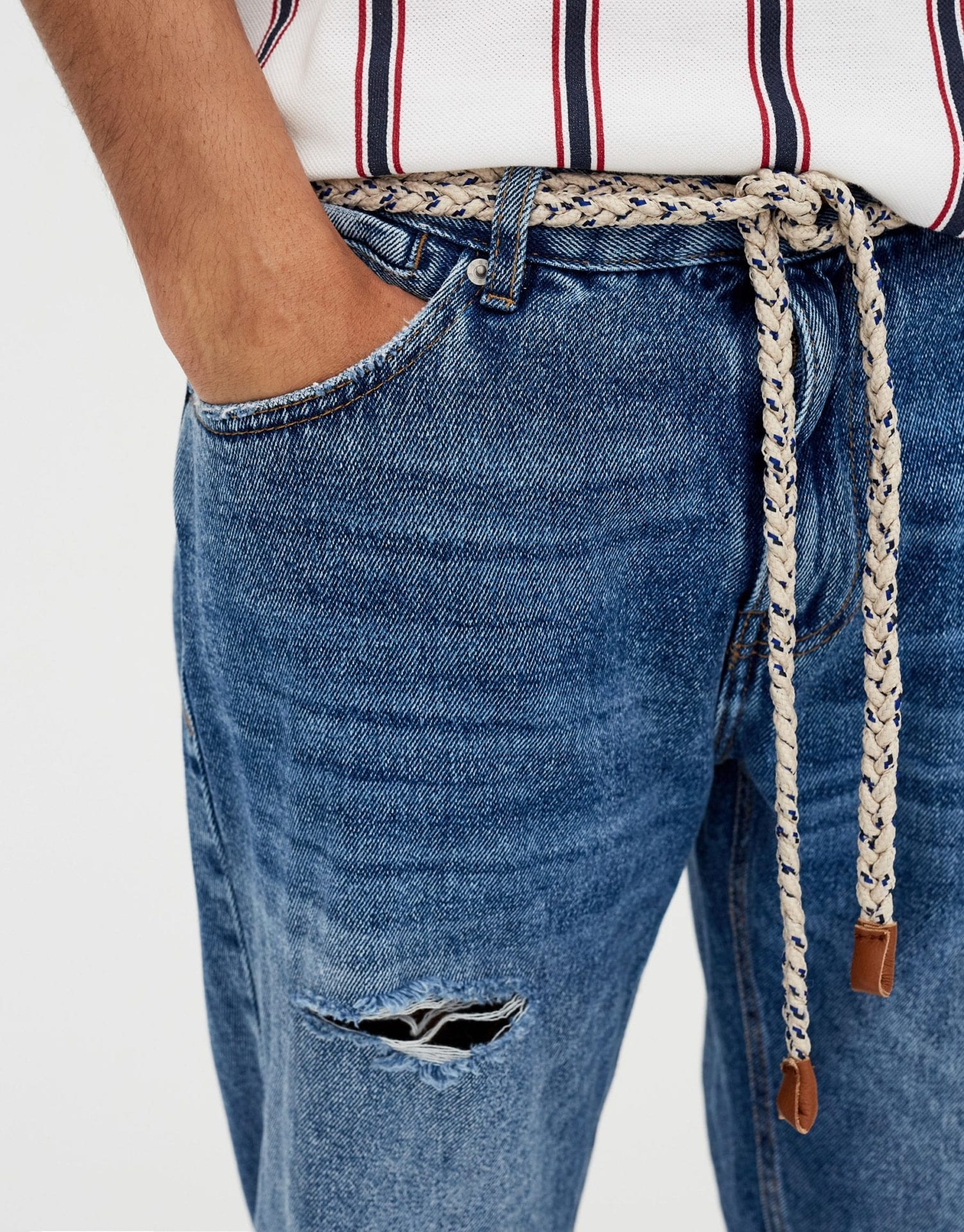 Distressed Ripped Jeans - Image 3