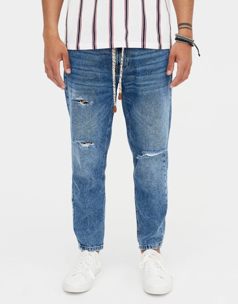 Distressed Ripped Jeans