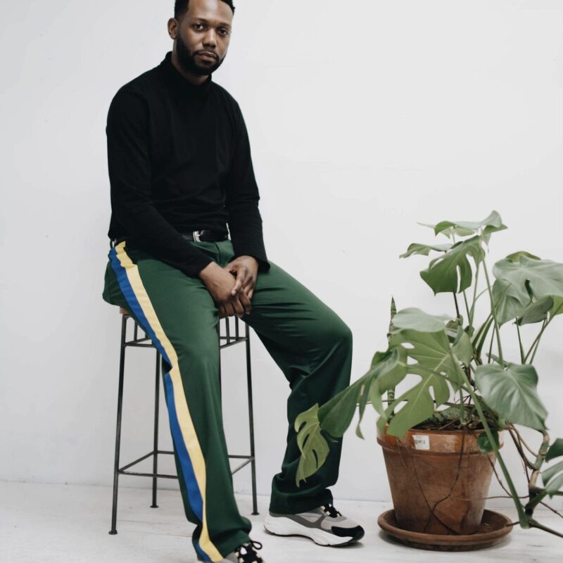 Pacific Collection Green Jogging Sweatpants - Image 1