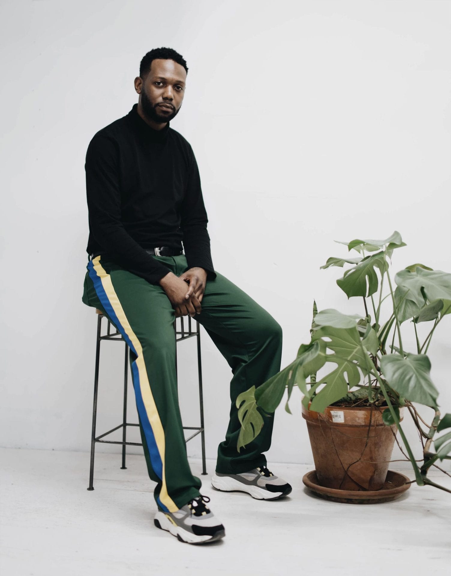 Pacific Collection Green Jogging Sweatpants - Image 1