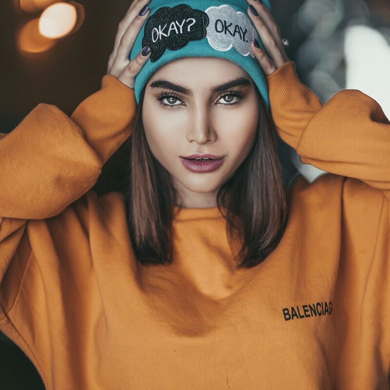 Red Wool Beanie - Image 2