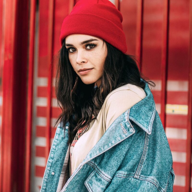 Red Wool Beanie - Image 1